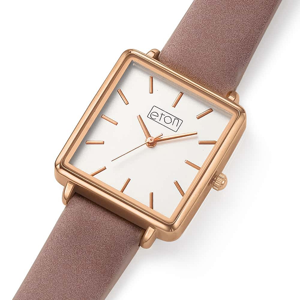 Montre en Su dine Rose Poudr Couper le Souffle