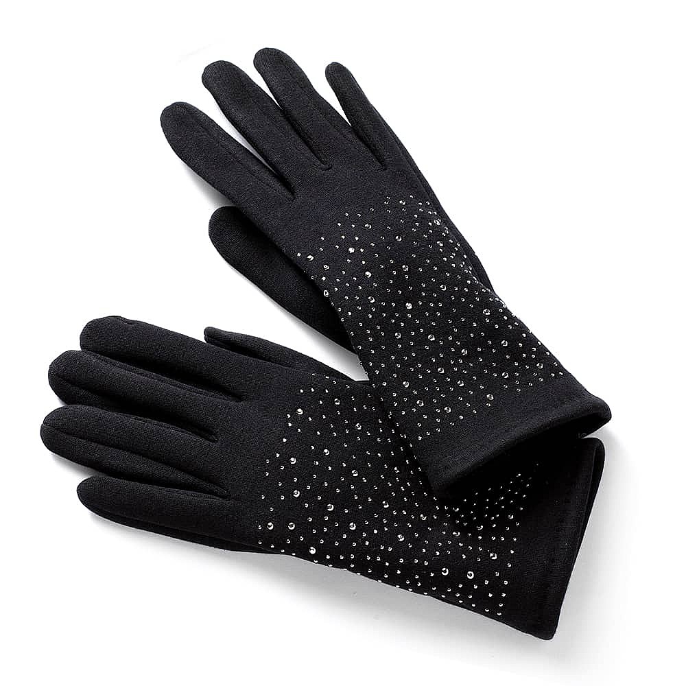 Gants Noirs Une Touche d’Éclat