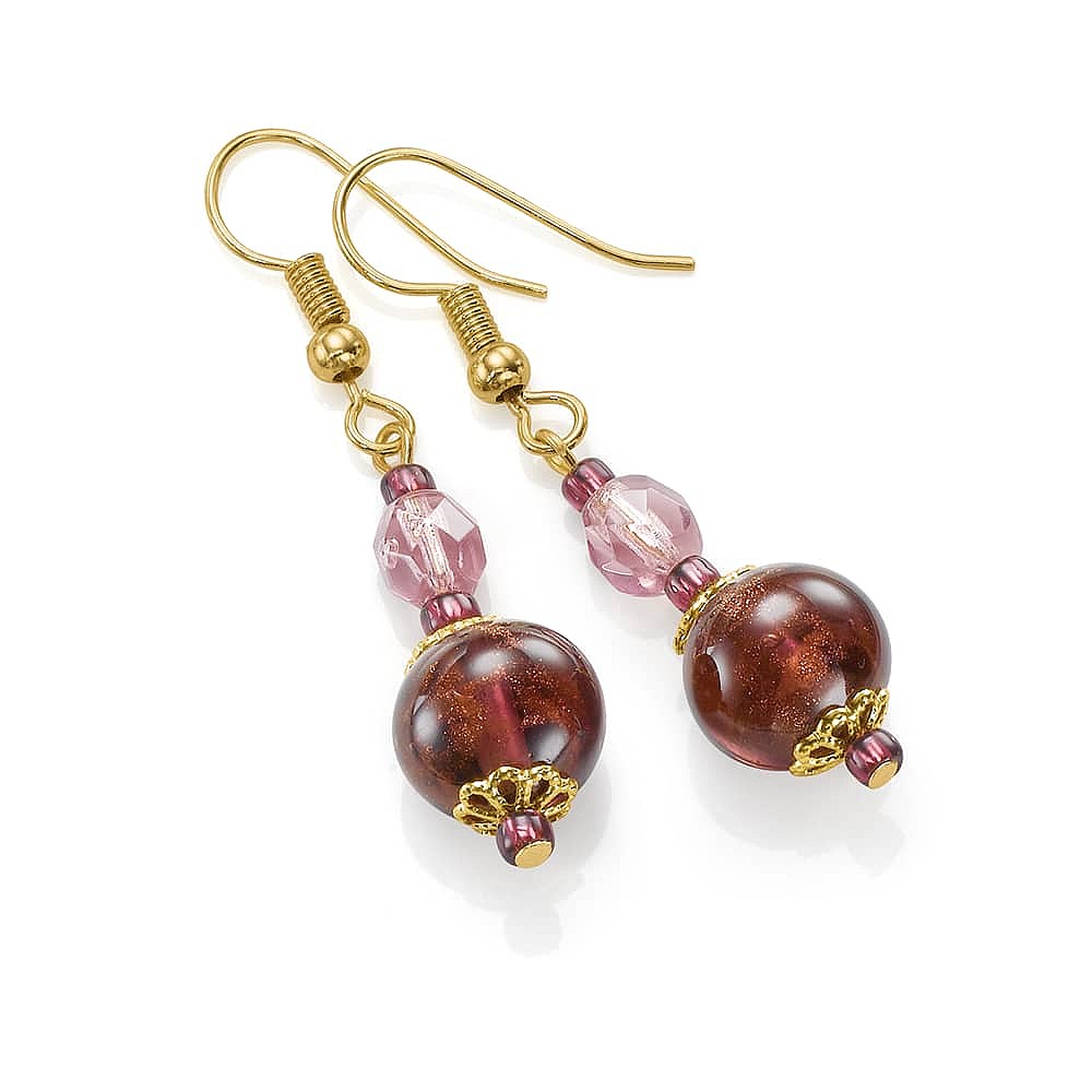 Boucles d’oreilles Murano Passion pour les Baies