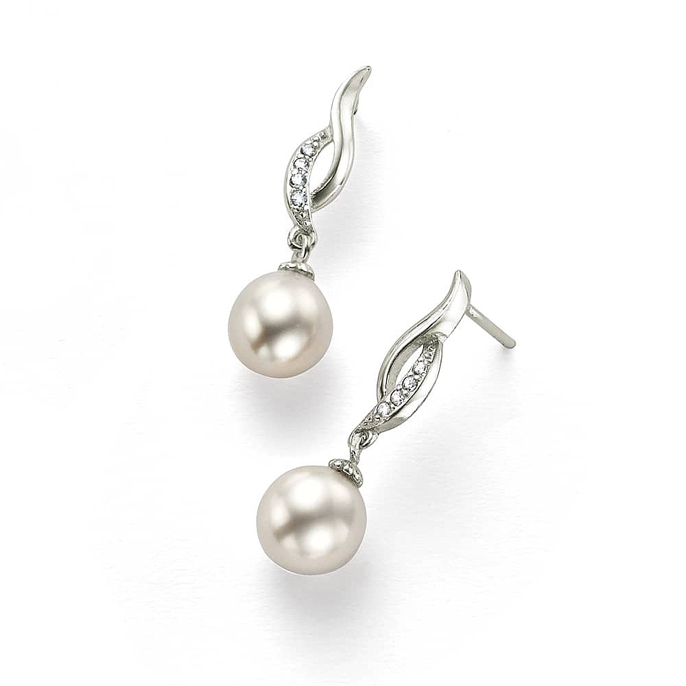 Boucles d'oreilles de Perles Équilibre Parfait