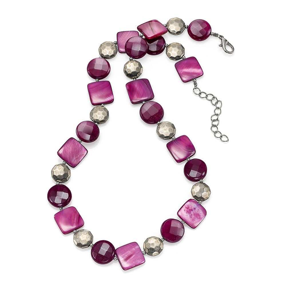 Collier Éclair Fuchsia