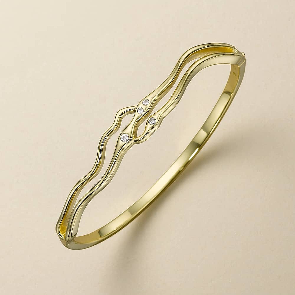 Bracelet plaqué Or Finesse Fondante