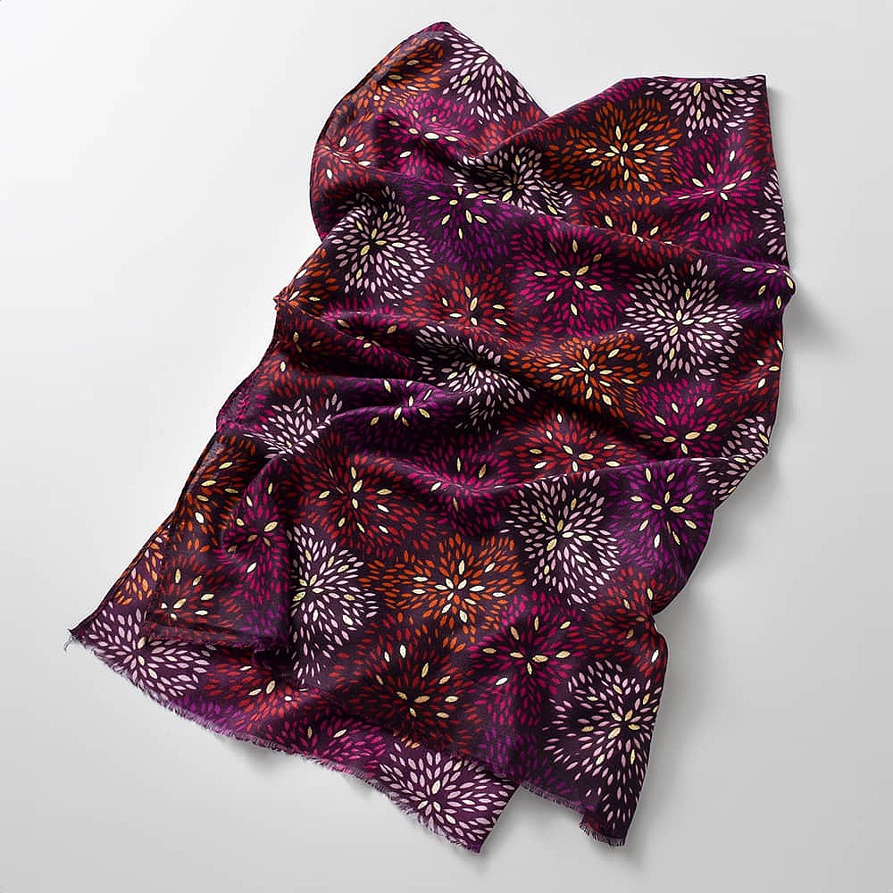 Foulard Feu d’Artifice Floral