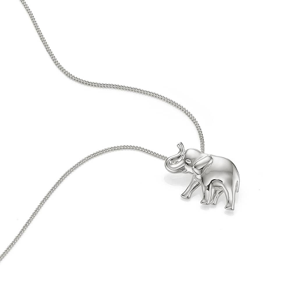 Pendentif en Argent Sagesse d’Éléphant