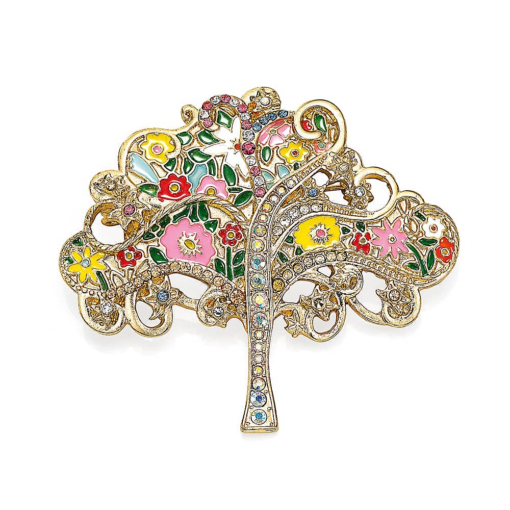 Broche Branches Brilliantes