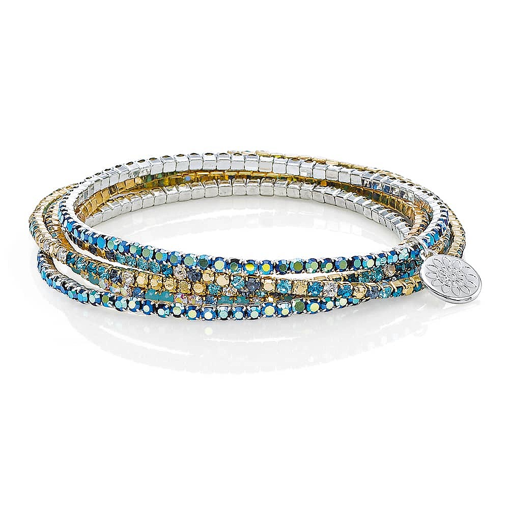 Jeu de Bracelets Bleu Pétillant