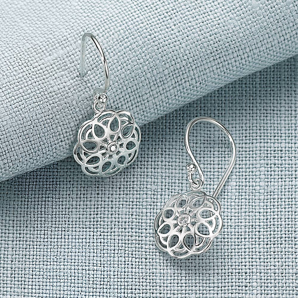 Boucles d'oreilles Âme en Argent 