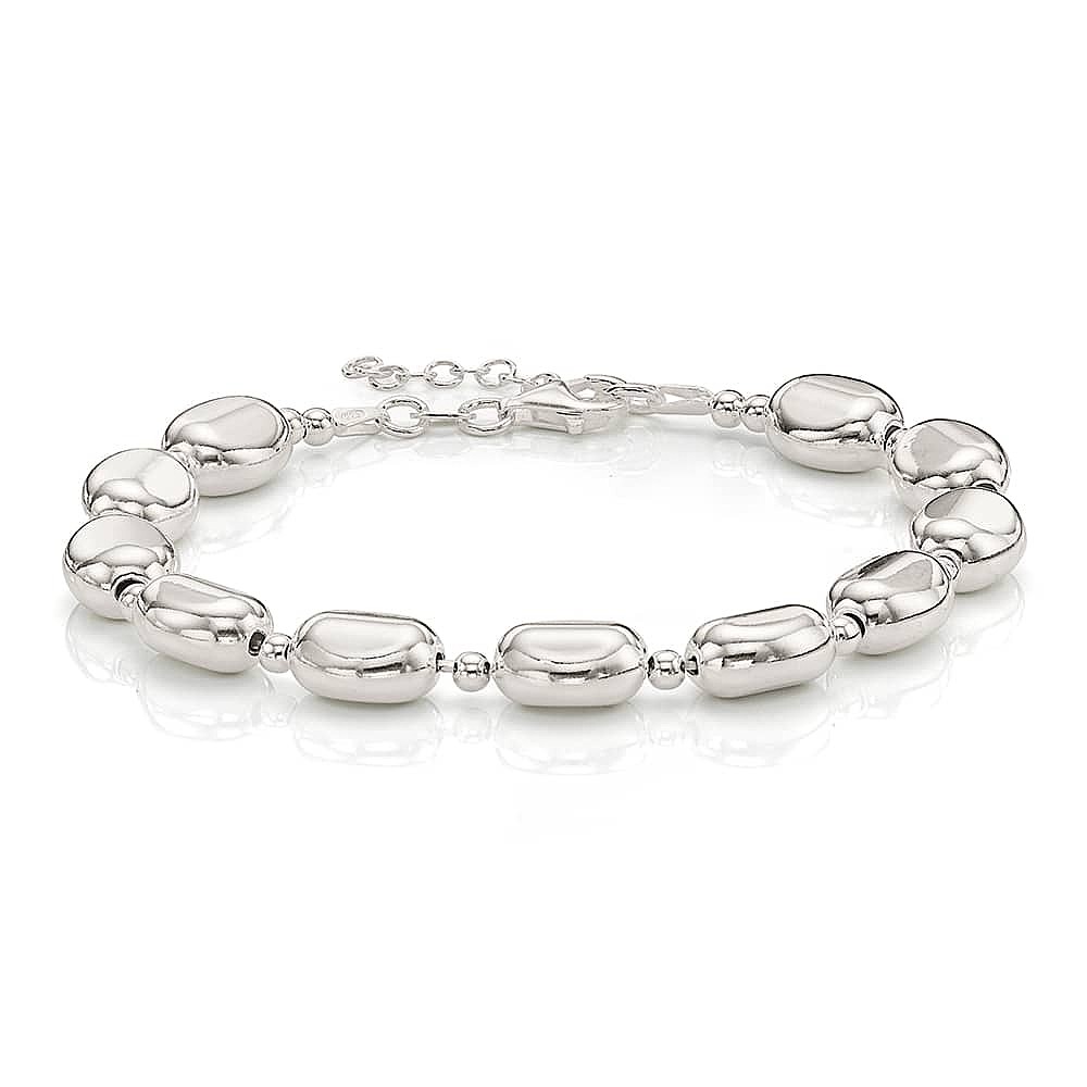 Bracelet en Argent Mouvement Fondu