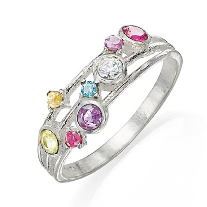 Bague en Pierres Écho d’Optimisme